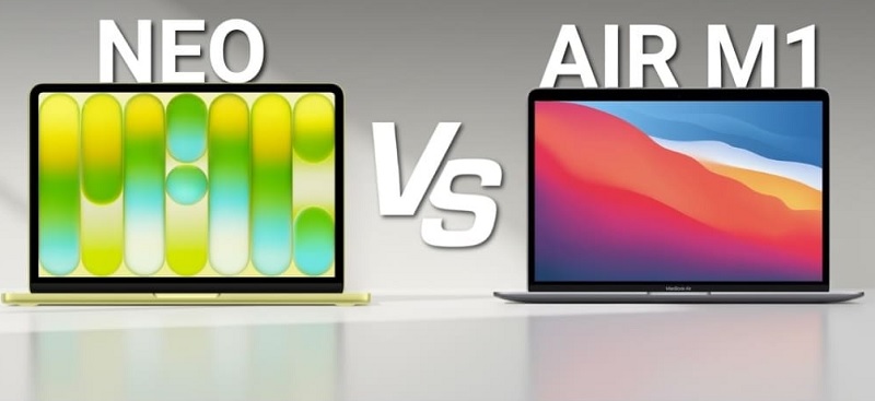 So sánh MacBook Neo và MacBook Air M1 qua thiết kế khác biệt