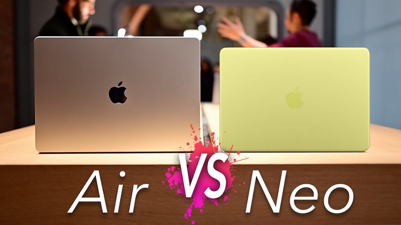 So sánh MacBook Neo và MacBook Air M5 qua thiết kế