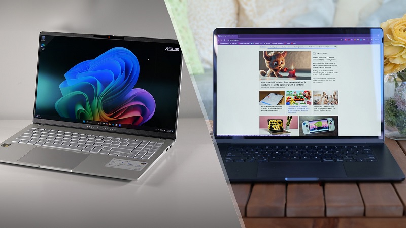 Asus Vivobook S 15 và MacBook Air M3