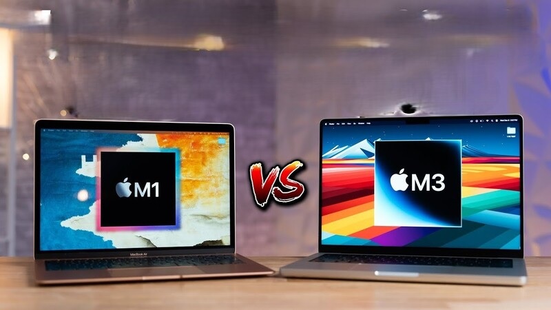 So sánh MacBook Air M3 và MacBook Air M1