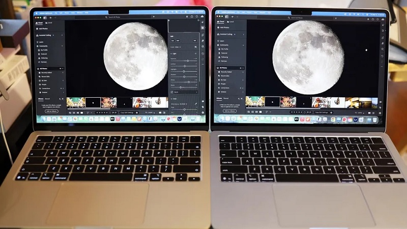 So sánh MacBook Air M5 và MacBook Pro M5 qua màn hình
