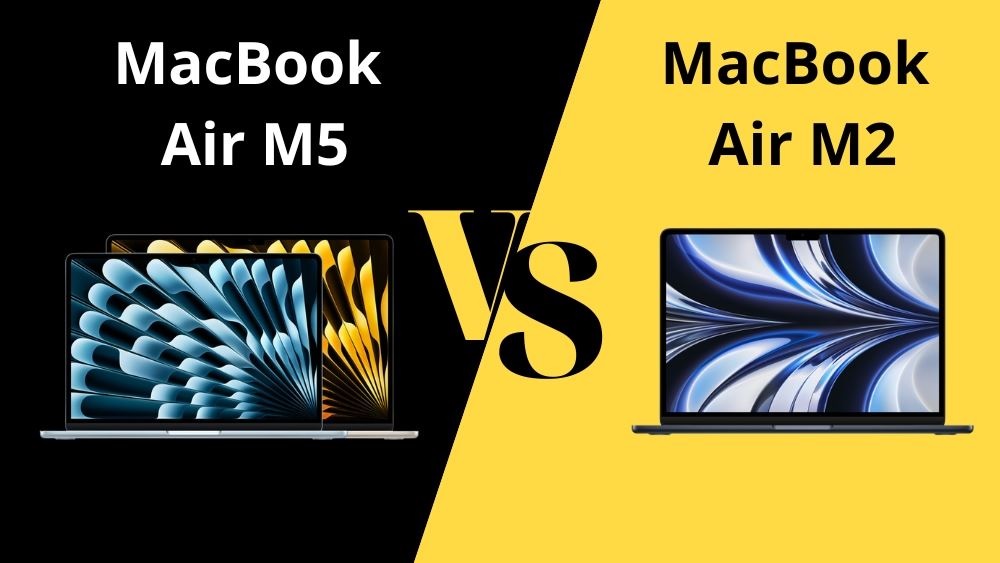 So sánh MacBook Air M5 vs MacBook Air M2 qua màn hình