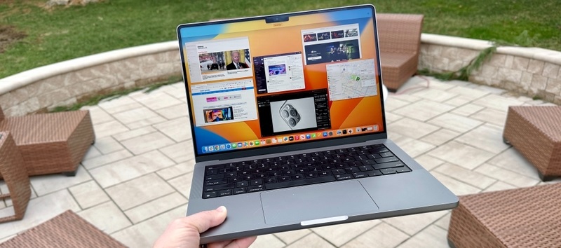 So sánh MacBook Pro M5 và MacBook Pro M2 qua màn hình