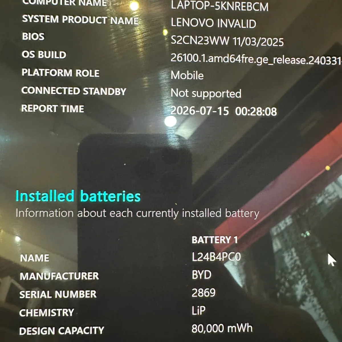 Lenovo Gaming Legion 5 15IAX10 U7 255HX/AI/32G/1T/15.1"OLED/RTX5070/W11