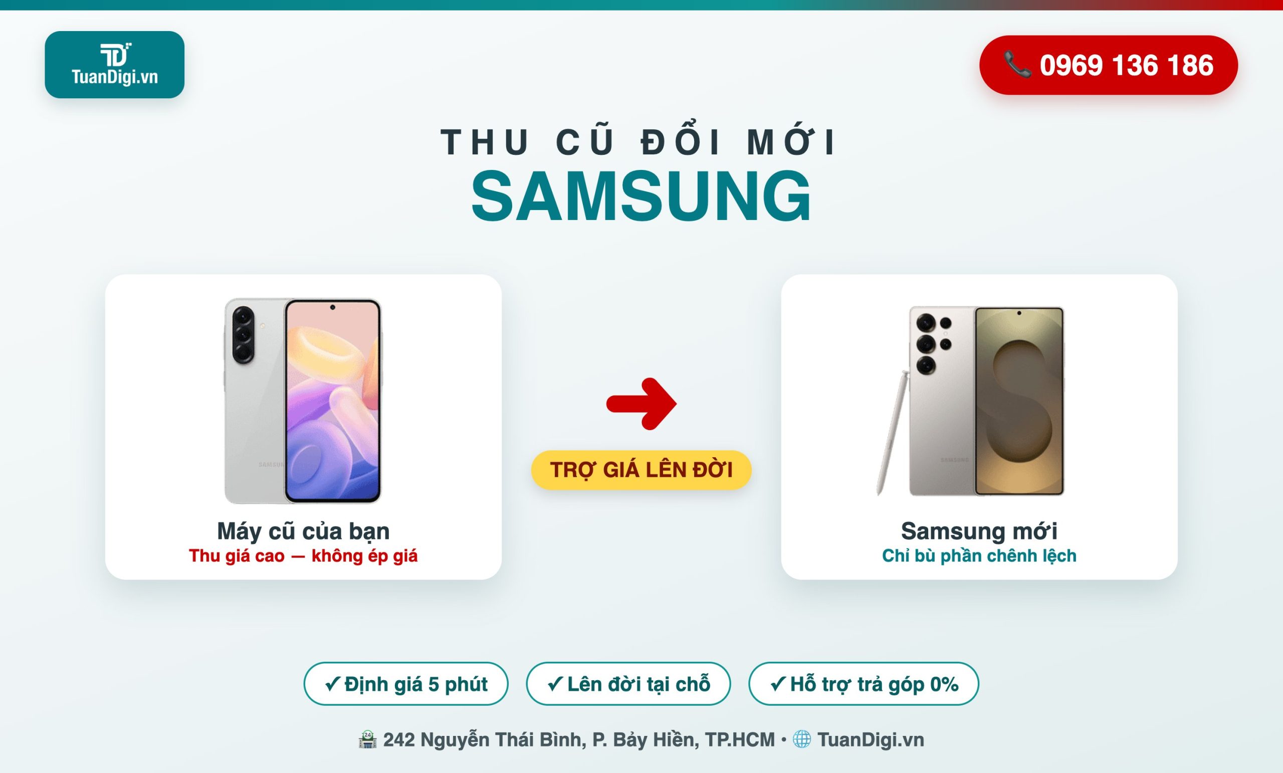 Thu cũ đổi mới Samsung TP.HCM Thu cũ đổi mới Samsung tại TP.HCM - trợ giá lên đời - TuanDigi