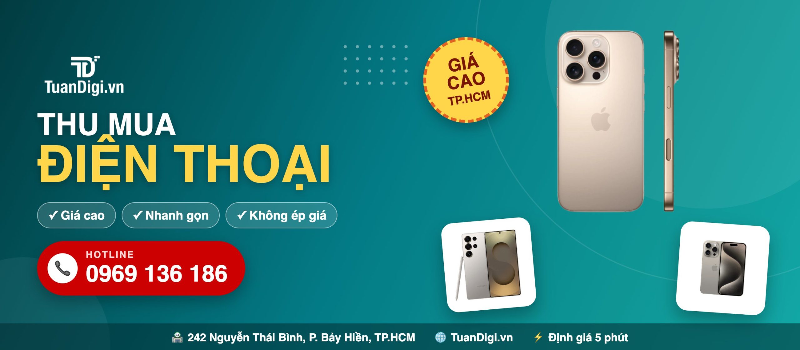 Thu mua điện thoại cũ giá cao tại TP.HCM