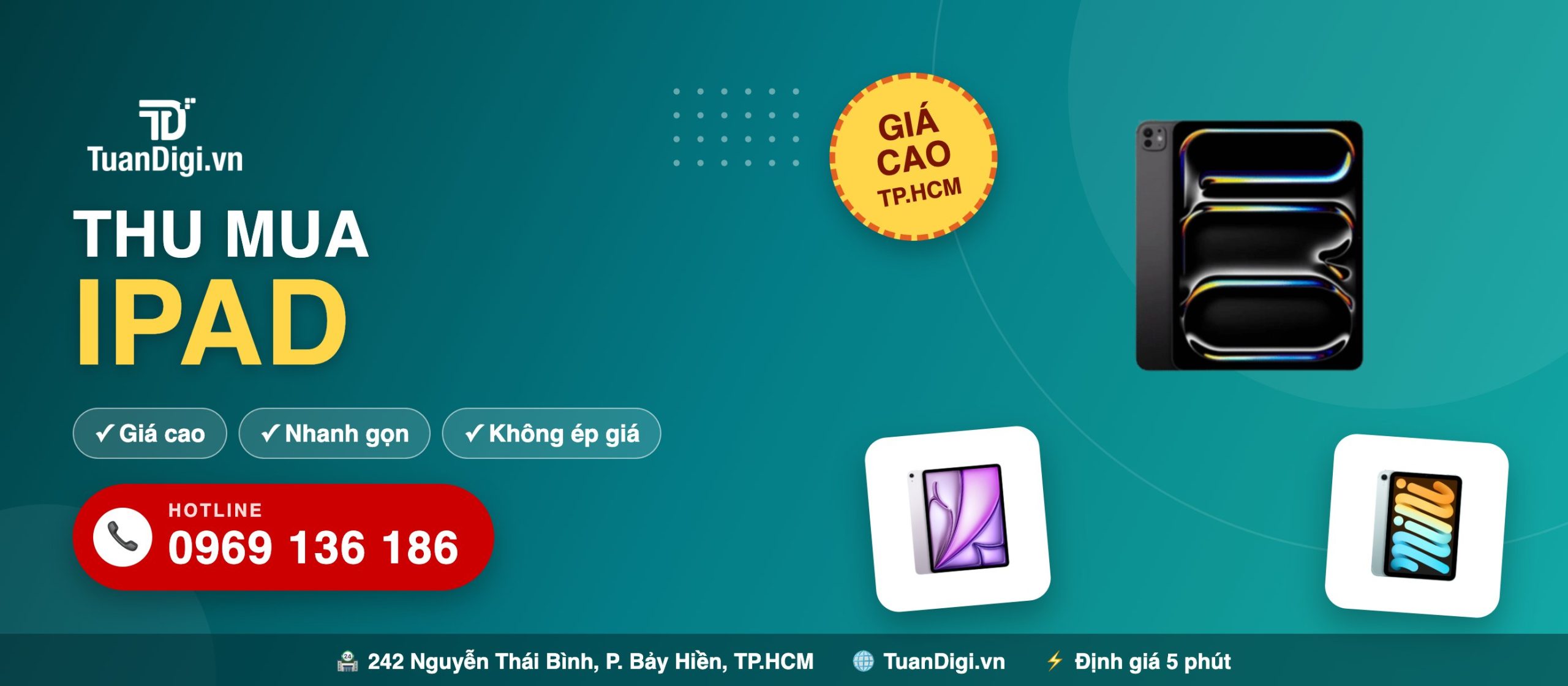 Thu mua iPad cũ giá cao tại TP.HCM