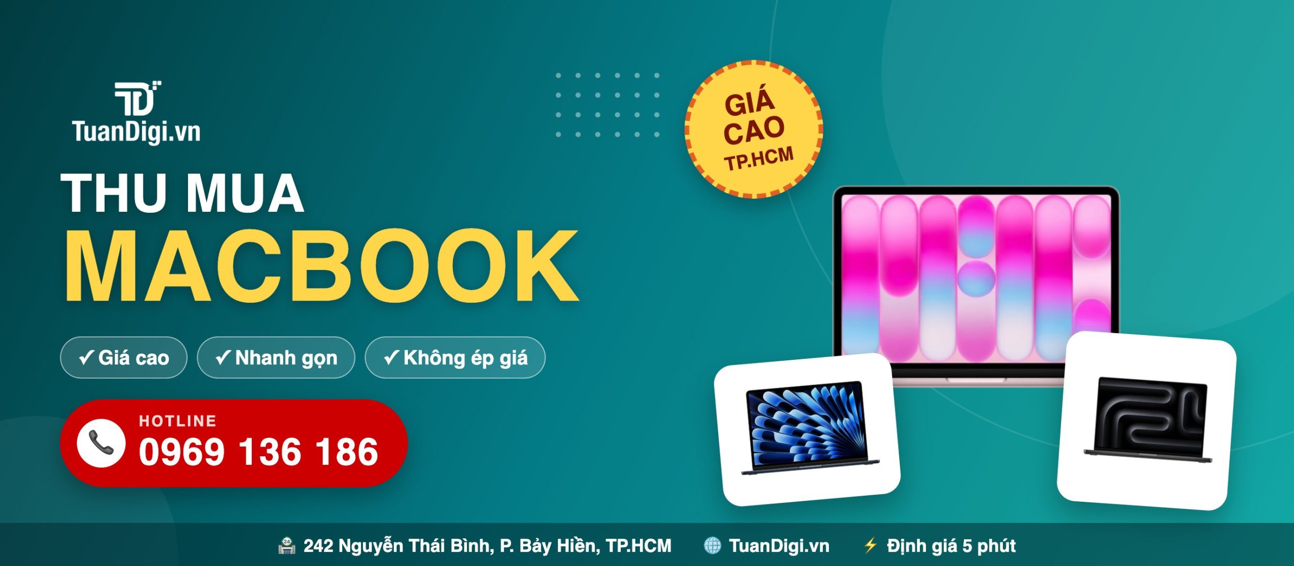 Thu mua MacBook cũ giá cao tại TP.HCM